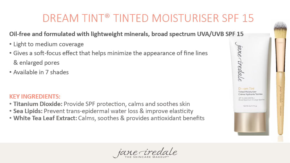 Jane Iredale Dream Tint Tinted Moisturiser SPF 15